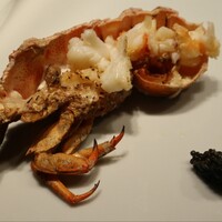 マラルンガ鉄板焼 - 沖縄県産　琉球活セミエビをシンプルに蒸し焼きに キャビアとエビミソをソースに見立てて