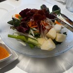 トラットリア・アルポンテ - 大使サラダ梨付き