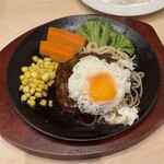 両国ハンバーグRIKISHI - 両国ハンバーグ（1320円）  目玉焼き（+110円）