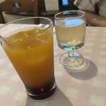 ピッツェリア　ラ・チェネッタ - カシスオレンジと白ワイン