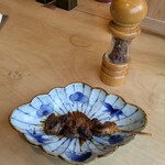 手打ち蕎麦なみの - 「鰻くりから串」