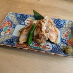 手打ち蕎麦なみの - 「地鶏焼き　塩」