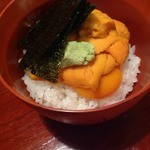 料理ふじ味 - 雲丹御飯