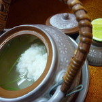 料理ふじ味 - 鱧の土瓶蒸し