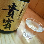 料理ふじ味 - 貴賓 純米大吟醸（亀泉酒造／高知県）