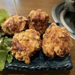 肉鍋とからあげの店 jin - 空とぶからあげ(アップ)♪