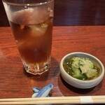 麟 - 烏龍茶とモズクきゅうり