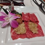 叙々苑 - 上赤身ネギロース塩焼