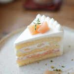 ミネロワ - ２０２５年８月再訪：桃のショートケーキ☆