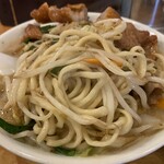 極濃湯麺 フタツメ - 「排骨タンメン」¥1180+「唐揚げ」¥710