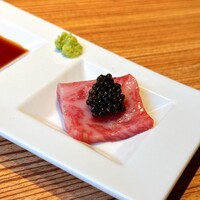 Cossott’e sp 麻布十番店 - キャビアと厳選和牛　サーロイン刺し