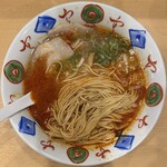 Ramen アゲイン - 少し平打ちの中細麺