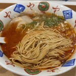 Ramen アゲイン - 少し平打ちの中細麺