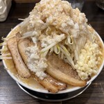 鶏だしらーめん 零SEN - 豚そば　味噌ニンニク400g 背脂トッピング