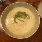 三源庵 - 海ぶどう、鱧のたまごの餡かけ、ジャガイモ