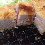 ロマンシング とんかつキッチン たぐ - ヒレカツのアップ