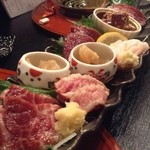 新和食 きくい - 馬刺し盛り合わせ