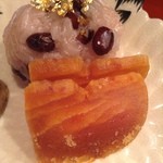 新和食 きくい - 赤飯と自家製からすみ