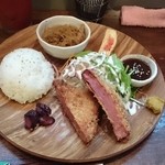 GotZA - ランチプレート  ハムカツ