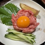 スタミナ焼肉 肉ですみだ - 黒毛和牛ユッケ