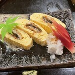 懐石料理 はし本 - 炊き込みご飯のお供:うまき