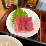 定食屋 ふか河 - 鮪刺し身