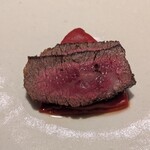 食堂 aca - 近江牛、50ヶ月肥育のイチボ炭火焼き