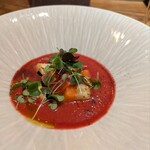 Kuval - ダークチェリー（だったかな？）のガスパチョ