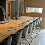 食堂 aca - 店内　カウンター席