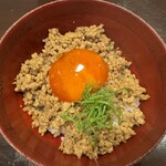 酒亭 田中 - そぼろ丼（妻の注文）