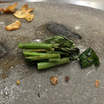 鉄板焼 但馬 - 空芯菜