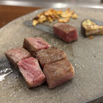 鉄板焼 但馬 - お肉がうまい・・・