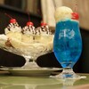 不純喫茶 ドープ - クリームソーダ ブルーハワイ