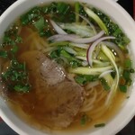 フォーシンタスキッチン - 参考:『フォーと海南鶏飯』の牛肉のフォー。こちらもサッパリしていて美味しい。