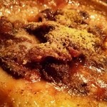 カパンナドルソ - (2014.09)　ポテトピューレ焼きの柔らかい物の上は、筋肉の赤ワイン煮。　アツアツ濃厚で美味しい！
