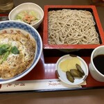 清気庵 - 麺付きカツ丼セット