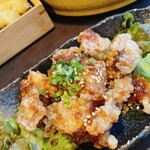 鮮魚の桶盛りと創作天ぷら 天しゃり - 