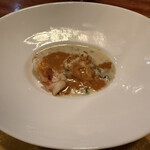 存じやす　極 - 帆立と海老のポタージュ