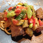 D'ORO - 14.8月 豚頬肉と夏野菜のビゴリ