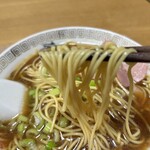 なか川 - 2025年8月　麺持ち上げ