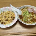 なか川 - 2025年8月　広島ラーメン半チャーハン