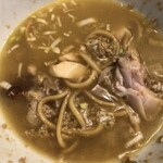 麺屋鈴春 - 鶏まぜそば+割りスープ