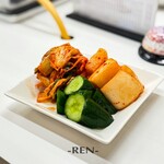 大幸園 - キムチ三種盛り