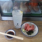 まるしん - まぐろの造り