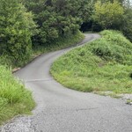 淡路翁 - この道を通って店に行きます