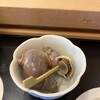 一休寿司 - お通しの「白つぶ貝