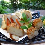 [Directly delivered from Kagoshima Kushikino store] Assortment of 4 pieces of fried Satsuma