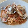 SEA HOUSE - ずわい蟹とアサリのトマトクリームパスタ 1,680円。