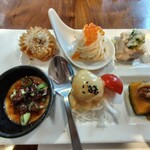 健民ダイニング - 前菜６品どれも美味しい！！！