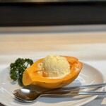 ステーキハウス スエ - パパイヤアイス